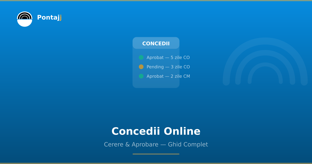Cerere de concediu online — ghid complet pentru angajatori
